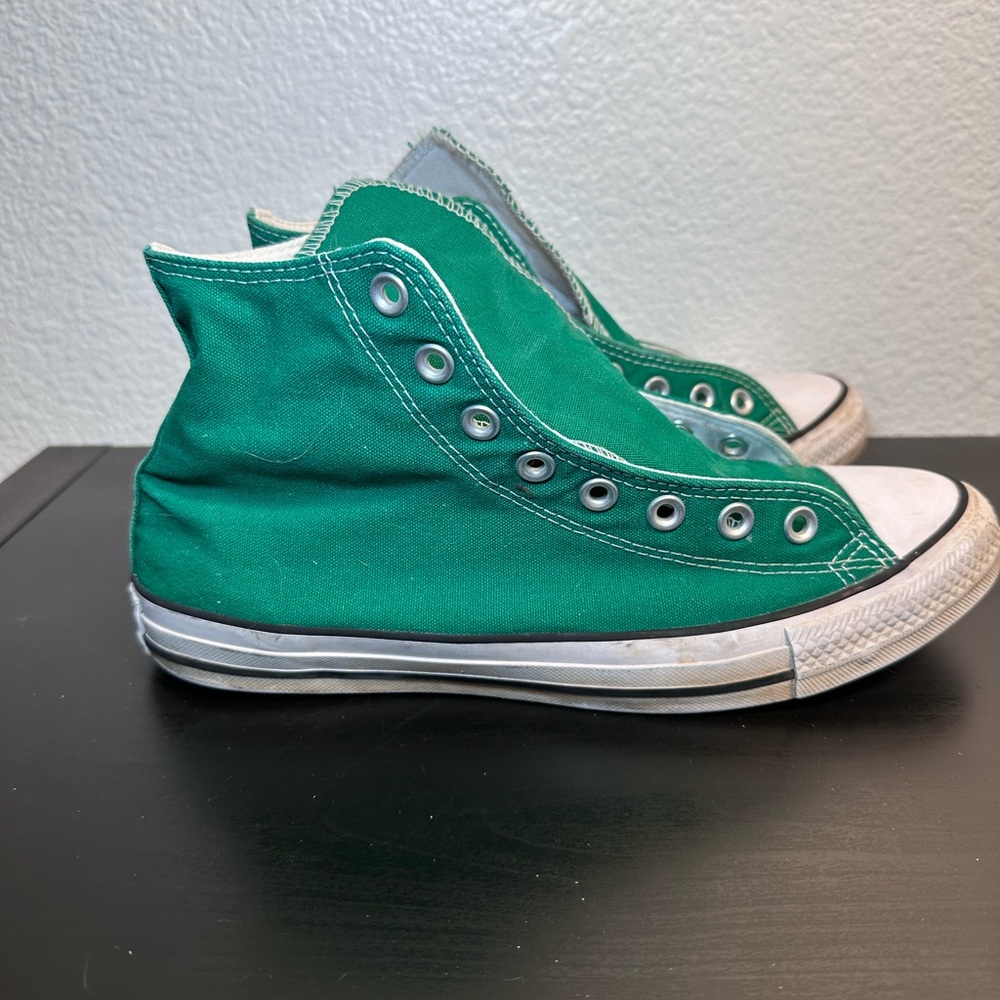 Green High-Top converses size men’s 9 women’s 11